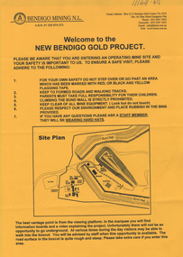 Document - Kangaroo Flat Gold Mine Collection: New Bendigo Gold Project, Department of Conservation and Environment, April 1991