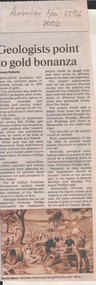 Newspaper - Kangaroo Flat Gold Mine Collection:, Department of Conservation and Environment, May 25/26  2002