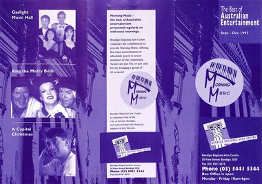 Pamphlet - Bendigo Regional Arts Centre Pamplet, 1997