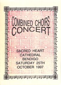 Booklet - Combined Choirs Concert Program, 1997