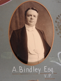 Photograph - Hopetoun Brass Band Member A. Bindley, Kalma, 14/02/1913