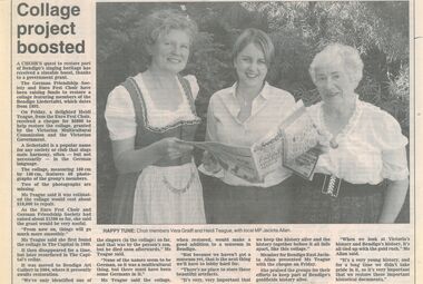 Newspaper - Collage Project Boosted newspaper article