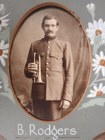 Photograph - Hopetoun Brass Band Member B. Rodgers, Kalma, 14/02/1913