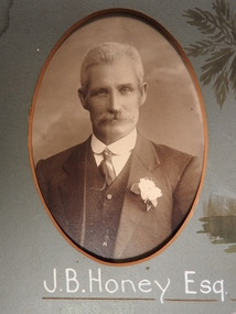 Photograph - Hopetoun Brass Band Member W. Ellis, Kalma, 14/02/1913