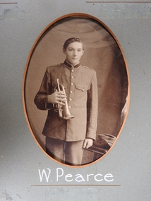 Photograph - Hopetoun Brass Band Member W. Pearce, Kalma, 14/02/1913