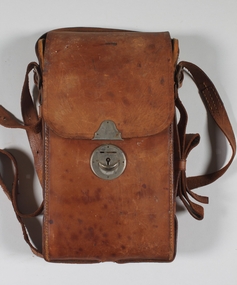 Functional object - Folding Camera in Leather Case