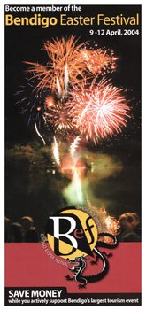 Sandhurst Trustees Bendigo Easter Festival - Pamphlet Design