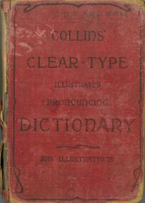 Book - BADHAM COLLECTION: DICTIONARY, Unknown