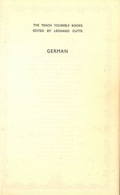 Book - BADHAM COLLECTION: LANGUAGE TEXTBOOK, 1955