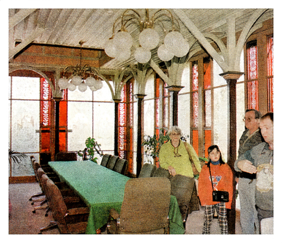 Colour Photo of one of the dining rooms
