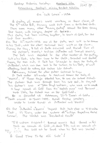 Document - Mining Accident White Hills 1854, Unknown