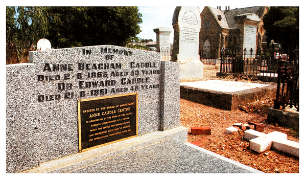 Colour Photo of The Grave of Anne Caudle in whose honour the Ann Caudle Centre is named, died in 1865