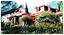 Coloured photo of the impressive Fortuna Villa and surrounding gardens