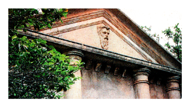 Colour Photo of "Pompei Fountain Detail"