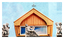 Colour Photo of roof top putti.