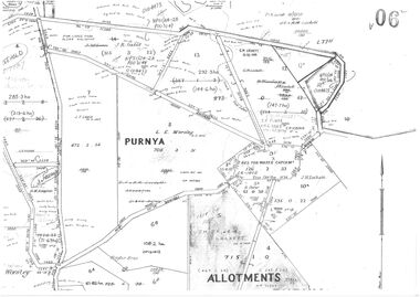 Plan - Jack Lockett Collection: Copies of Mallee land Allotments