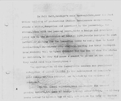 First page text