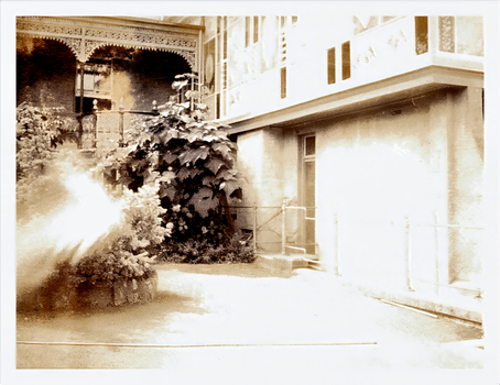 Photograph of the location for the fountain in 1988