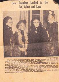 Newspaper - Skidmore Collection: Women's meeting for the Presbyterian Church in Bendigo 1854 - 1954, held Wed 28 April 1954, 1954