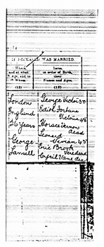 Part of Photo copy of The Death Certificate of Edith Lansell is from the State of Victoria. Edith, a widow lived in Inglewood Road, City of Bendigo. She died on March 12th 1934. She had lived for 46 years in Victoria.