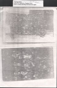 Memorabilia - Jack Lockett Collection: Photocopy of two Photos including Jack