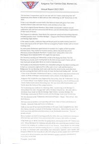 Document - Kangaroo Flat Y Service Club, Women Inc. Annual Report 2022-2023, 1973