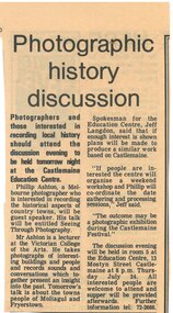 Newspaper - Mike Butcher Collection: Bendigo Regional Photographic Library, 1980