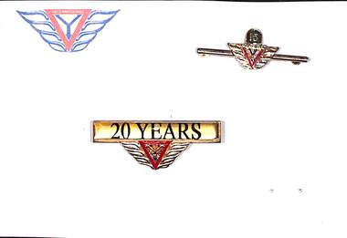 Badge - Joyce Lowe Y's MENETTES CLUB of KANGAROO FLAT AUSTRALIA, 1973