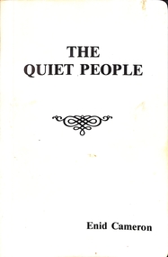 Book - Griffith Collection: "The Quiet People", 1985