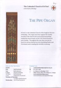 Booklet - Griffith Collection: The Cathedral Church of St Paul: The Pipe Organ, 2017