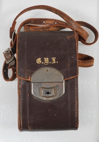 Functional object - Folding Camera in Leather Case, 1946