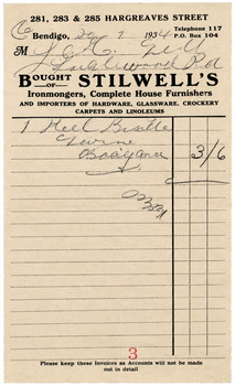 8672.90a Colour photo of a Stillwell's Docket 1934 - Scanned from the article