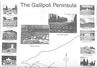 Map - Jack Lockett Collection: The Gallipoli Peninsula