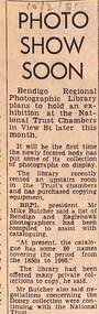 Newspaper - Mike Butcher Collection: Bendigo Regional Photographic Library, 1981