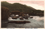 This coloured card shows a rocky river crossed by a low stone bridge, with wooded hills behind. On the card is printed “VIEW OF YABAKEI, BUZEN”. The Japanese is printed from right to left and reads:（日本名所）豊前耶馬溪」 — “Yabakei, Buzen—a famous place in Japan.”