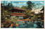 This coloured card shows Ginkakuji beside a pond and garden. On the card is printed “Ginkakuji, Kyoto.”, “NO 39” and “YANO, OSAKA”. There are no visible Japanese characters. Ginkakuji is the romanised Japanese name 銀閣寺, meaning “Temple of the Silver Pavilion.”