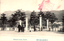 This black-and-white card shows the entrance to a zoo, with people in front of the gates. On the card is printed “Kihendo-butuen, Kyoto.” The Japanese 京都紀念動物園 translates as “Kyoto Commemorative Zoological Garden” or “Kyoto Memorial Zoo.”