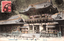 This coloured card shows the ornate Yōmeimon Gate of a shrine complex. On the card is printed “YOMEIMON NIKKO” and “（日光）陽明門”. The Japanese translates as “Yōmeimon Gate, Nikkō.” There is also handwritten English across the lower portion reading “I wish to exchange a post card with you”.