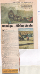 Newspaper - KANGAROO FLAT MINE COLLECTION: Mine Development 1996 - 1998, 1996 - 1998