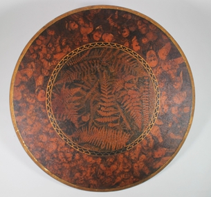 Furniture - Round table top, Frank Fearn, 1890