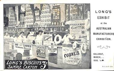 Postcard - Long's Biscuits, Early 1900s
