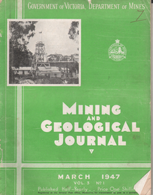 Book - Kairn Collection: Mining & Geological Journal, March 1947
