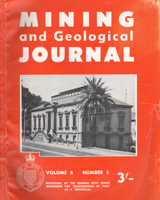 Book - Kairn Collection: Mining and Geological Journal, Department of Mines, Victoria, 1959 - 1960