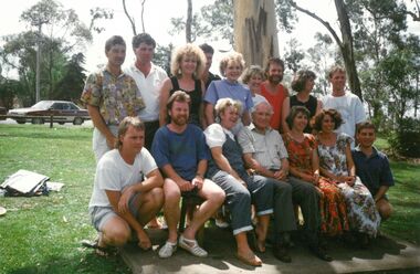Photograph - Jack Lockett Collection: 'Jack Lockett and family on his 100th birthday', 1991-1998