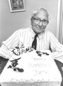 Photograph - Jack Lockett Collection: 'Jack Lockett's 103rd birthday', 1994