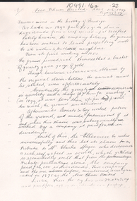 Document - Albert Richardson Collection: Bendigo Gold Mines, Albert Richardson, Unknown