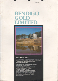 Document - Prospectus, Bendigo Gold Limited, 1987