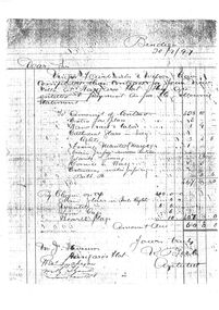 Document - Edith Perry Collection: Invoice for plans