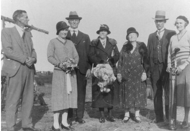 Photograph - Edith Perry Collection: Opening of Kangaroo Flat Golf Club 1924