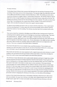 Document - Assay Chimneys, Dr. Ralph Birrell (now deceased), 28 January 2013